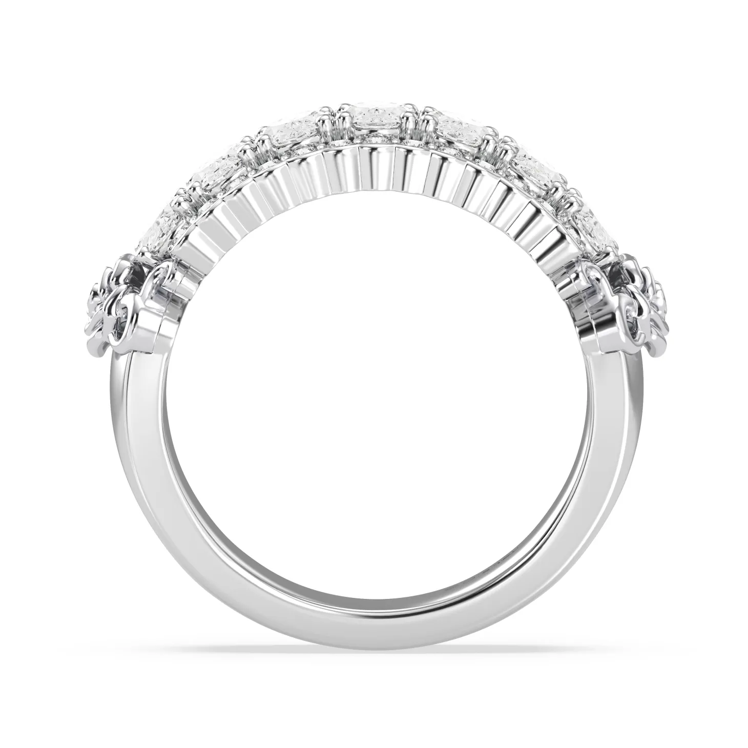 Enchanted Star Lab Grown Diamonds Belle Rose Anniversary Band