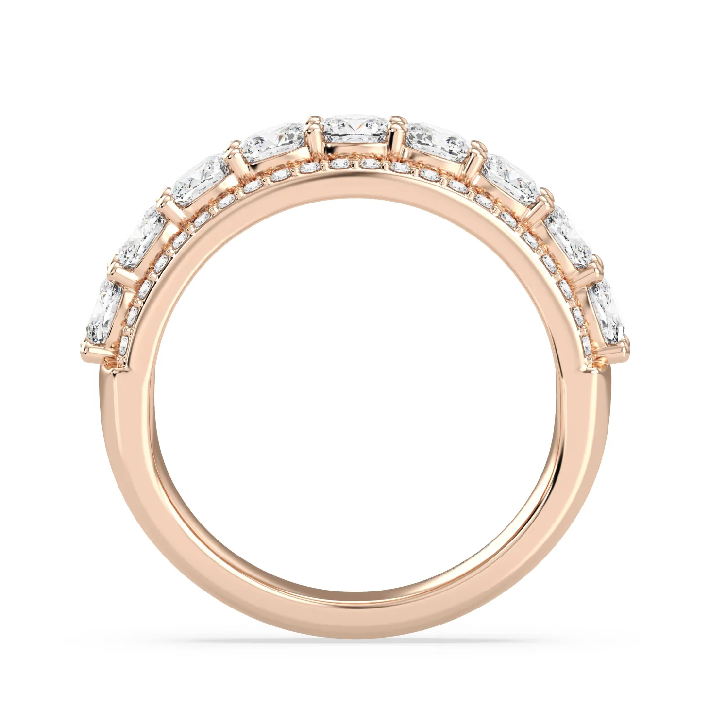 Enchanted Star Lab Grown Diamonds Cinderella Anniversary Band