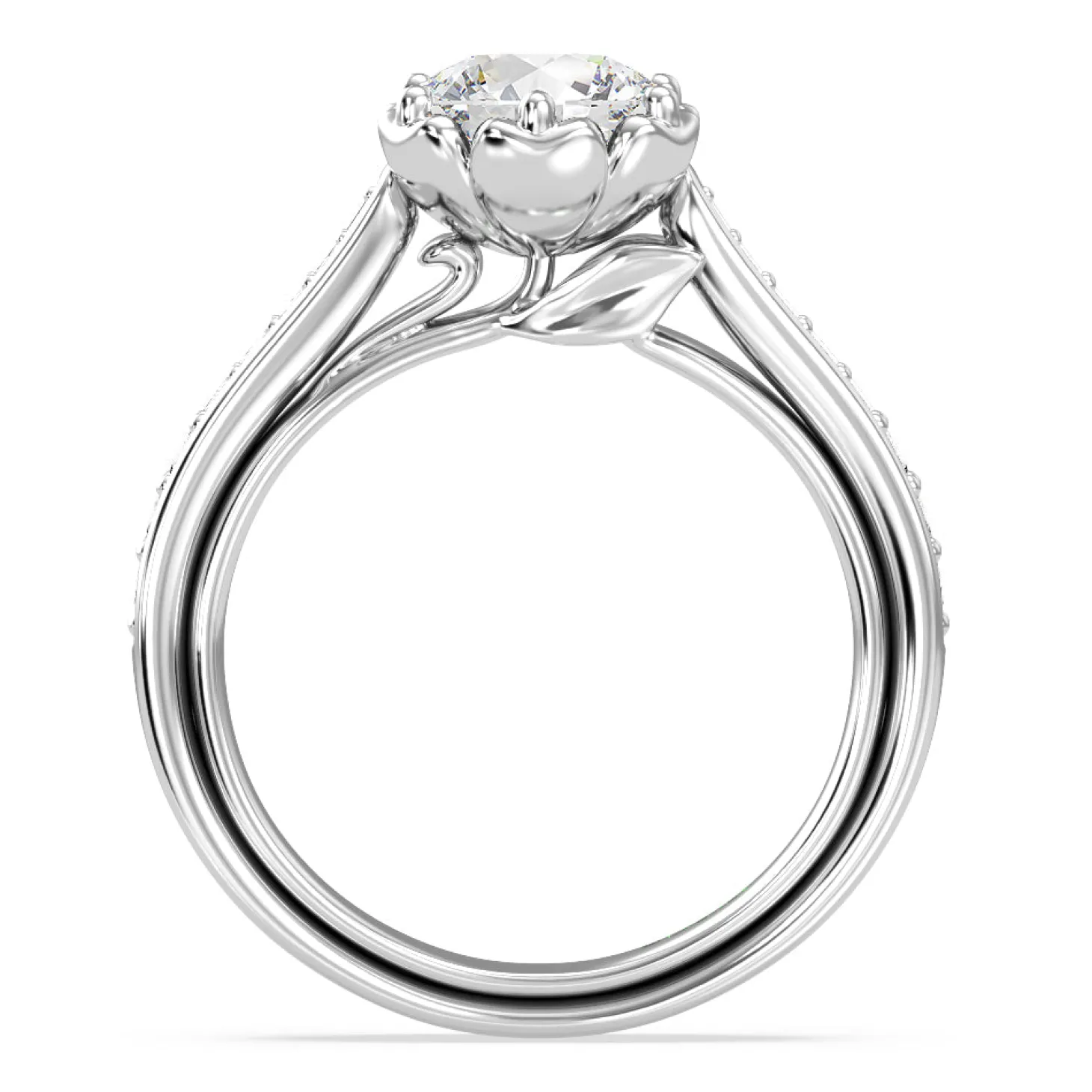 Enchanted Star Lab Grown Diamond Belle Rose Engagement Ring